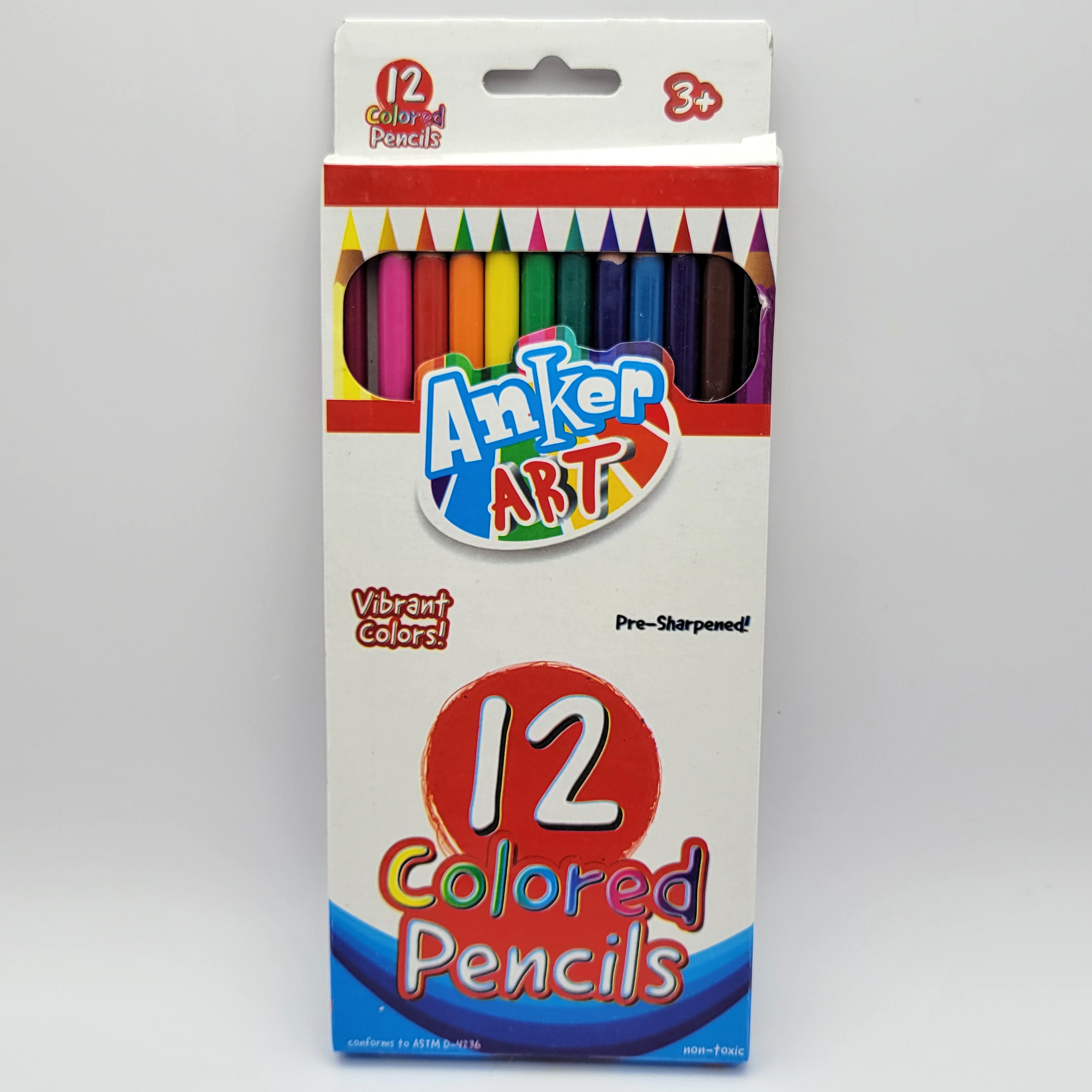plástico Color clasificado Anker los Chicos Crean Artes y artesanías crayones de Cera 45 Unidades 