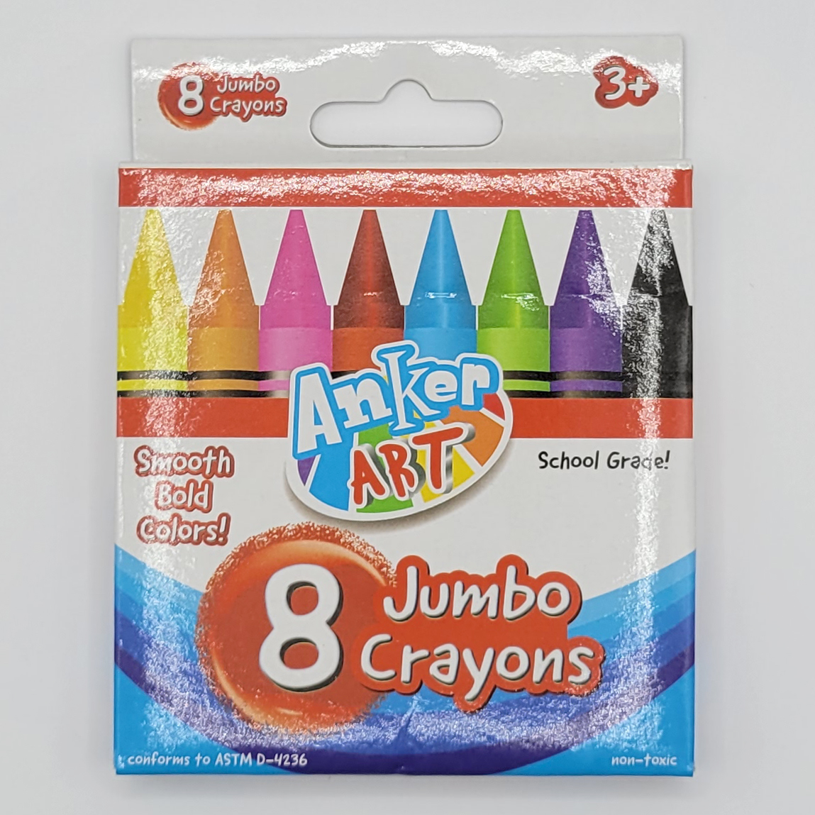 Anker Art Jumbo Crayons 8 pk – Venture Together's Just-A-Buck Garnerville