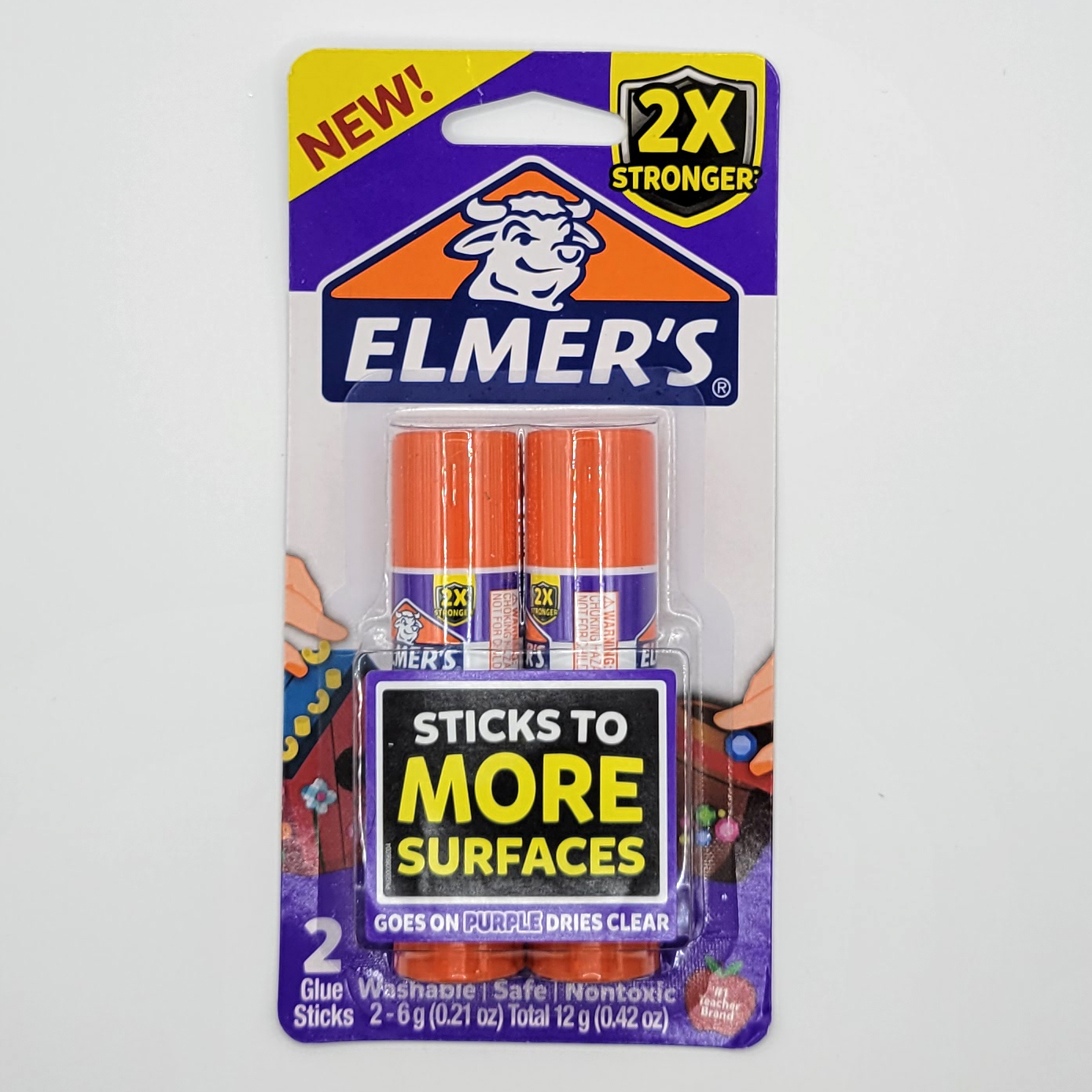 Elmers Glue Sticks 2 pk – Venture Together's Just-A-Buck Garnerville